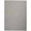 Palamos Light Grey 4 ft. x 6 ft. Geometric Contemporary Indoor/Outdoor Area Rug by Home Decorators Collection