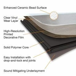 Maple Syrup 7.1 in. W x 47.6 in. L Click Lock Luxury Vinyl Plank Flooring (23.44 sq. ft.) by Home Decorators Collection -Home Decoration Sales 2024 maple syrup home decorators collection vinyl plank flooring s669111 1f 1000