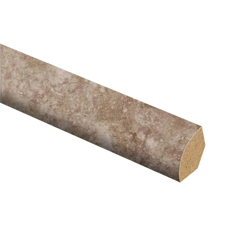 Medina 5/8 in. Thick x 3/4 in. Wide x 94 in. Length Vinyl Quarter Round Molding by Zamma 1 Medina 5/8 in. Thick x 3/4 in. Wide x 94 in. Length Vinyl Quarter Round Molding by Zamma