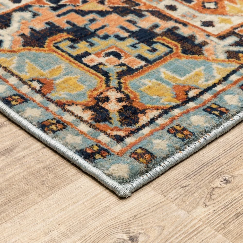 Cadence Multi 5 ft. x 7 ft. Medallion Area Rug by Home Decorators Collection 4 Cadence Multi 5 ft. x 7 ft. Medallion Area Rug by Home Decorators Collection - Image 4