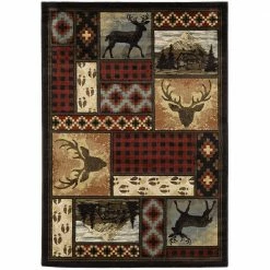 Valor Multi 5 ft. x 7 ft. Area Rug by Home Decorators Collection