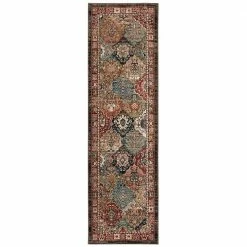 Patchwork Medallion Multi 2 ft. x 10 ft. Runner Rug by Home Decorators Collection