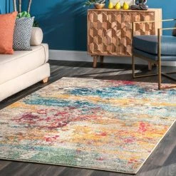 Modern Monet Multi 9 ft. x 12 ft. Area Rug by Home Decorators Collection -Home Decoration Sales 2024 multi home decorators collection area rugs kkcb54a 9012 31 1000