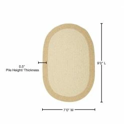 North Natural 7 ft. x 9 ft. Oval Braided Area Rug by Home Decorators Collection -Home Decoration Sales 2024 natural home decorators collection area rugs hn01r084x108 76 1000