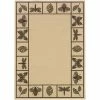 Modesto Natural Multi 8 ft. Indoor/Outdoor Area Rug by Home Decorators Collection