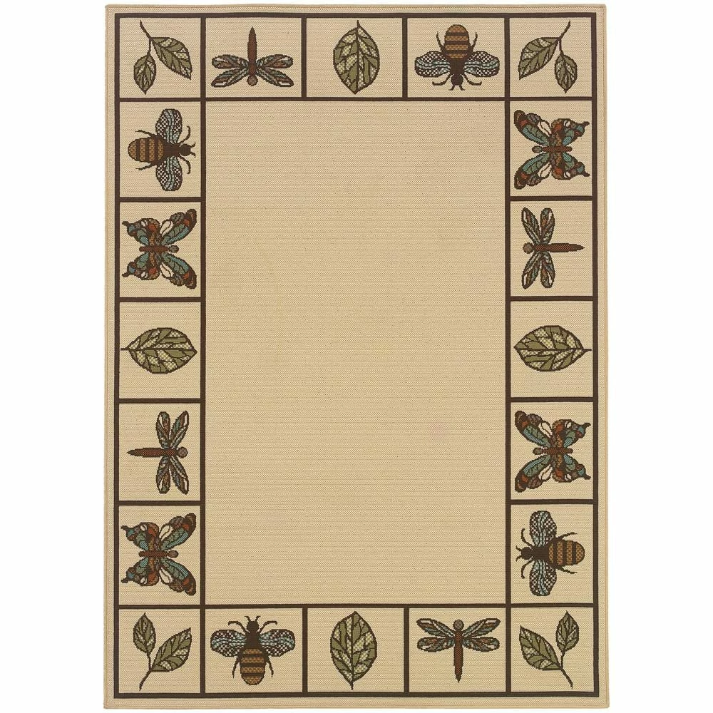 Modesto Natural Multi 8 ft. Indoor/Outdoor Area Rug by Home Decorators Collection 1 Modesto Natural Multi 8 ft. Indoor/Outdoor Area Rug by Home Decorators Collection