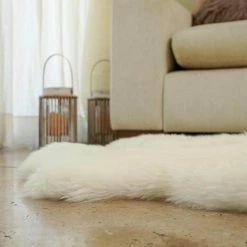 Unshorn Sheepskin White 2 ft. x 3 ft. Animal Shape Area Rug by Home Decorators Collection -Home Decoration Sales 2024 natural white home decorators collection area rugs l20101010000000 40 1000