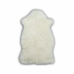 Unshorn Sheepskin White 2 ft. x 3 ft. Animal Shape Area Rug by Home Decorators Collection