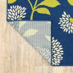 Aster Navy 5 ft. x 8 ft. Area Rug by Home Decorators Collection -Home Decoration Sales 2024 navy home decorators collection outdoor rugs 0931140320 66 1000