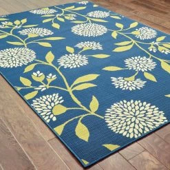 Aster Navy 5 ft. x 8 ft. Area Rug by Home Decorators Collection -Home Decoration Sales 2024 navy home decorators collection outdoor rugs 0931140320 a0 1000