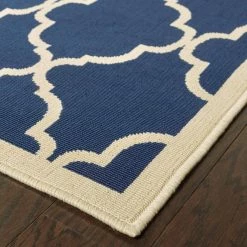 Newport Navy 5 ft. x 8 ft. Area Rug by Home Decorators Collection -Home Decoration Sales 2024 navy home decorators collection outdoor rugs 2168530320 1d 1000