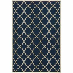 Newport Navy 5 ft. x 8 ft. Area Rug by Home Decorators Collection