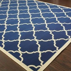 Newport Navy 5 ft. x 8 ft. Area Rug by Home Decorators Collection -Home Decoration Sales 2024 navy home decorators collection outdoor rugs 2168530320 a0 1000