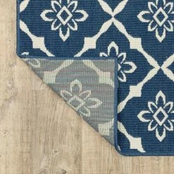 Odyssey Navy 7 ft. x 10 ft. Indoor/Outdoor Area Rug by Home Decorators Collection -Home Decoration Sales 2024 navy home decorators collection outdoor rugs 9526530320 44 1000