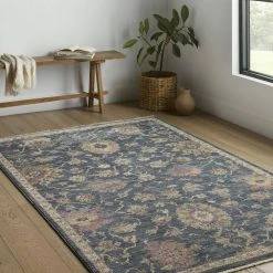 Greta NAVY / RUST 2 ft. 7 in. x 4 ft. Abstract Polyester Area Rug by Home Decorators Collection -Home Decoration Sales 2024 navy rust home decorators collection area rugs 885369576225 e1 1000