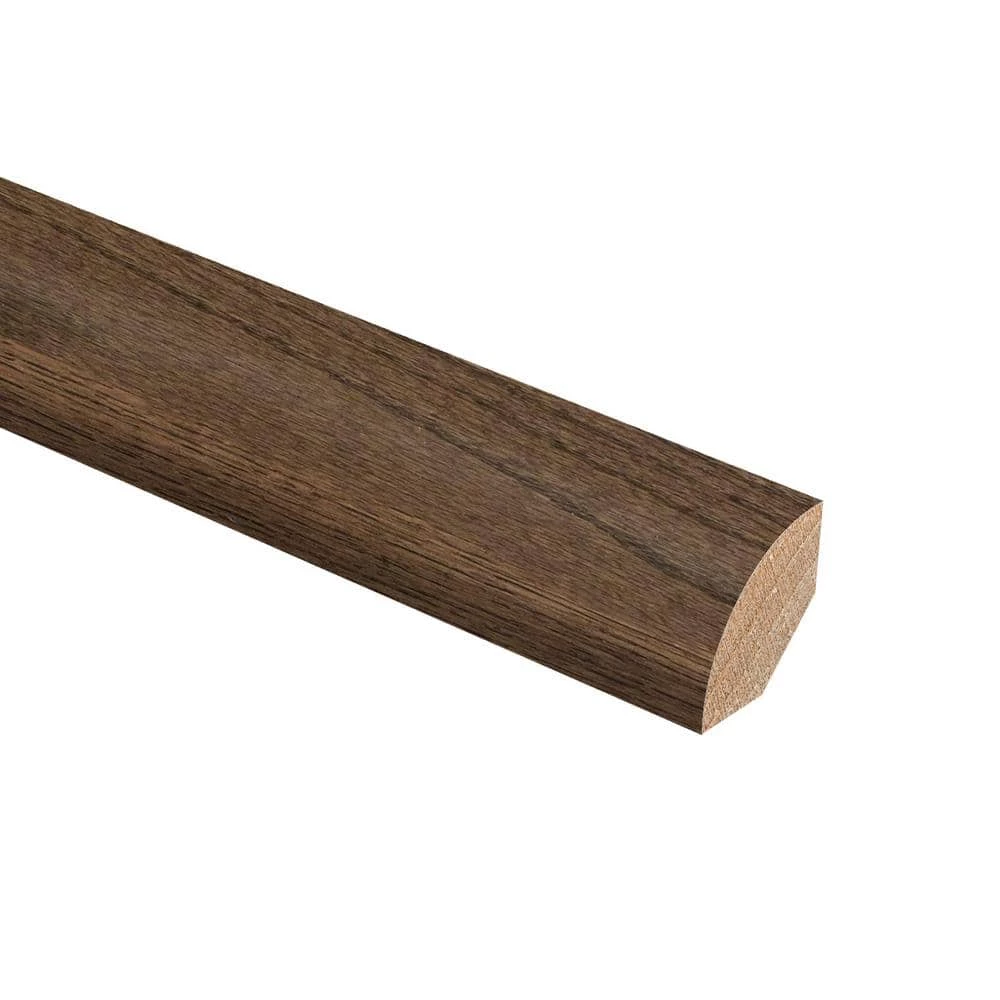 Oak Bourbon 3/4 in. Thick x 3/4 in. Wide x 94 in. Length Hardwood Quarter Round Molding by Zamma 1 Oak Bourbon 3/4 in. Thick x 3/4 in. Wide x 94 in. Length Hardwood Quarter Round Molding by Zamma