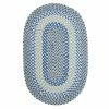 Island Ocean Blue 7 ft. x 9 ft. Oval Braided Area Rug by Home Decorators Collection