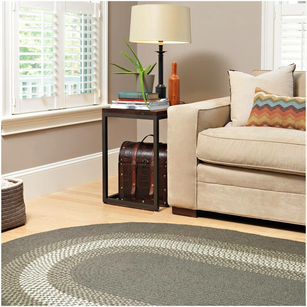 Chancery Olive 8 ft. x 11 ft. Oval Braided Area Rug by Home Decorators Collection 6 Chancery Olive 8 ft. x 11 ft. Oval Braided Area Rug by Home Decorators Collection - Image 6