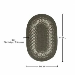 Chancery Olive 8 ft. x 11 ft. Oval Braided Area Rug by Home Decorators Collection 9 Chancery Olive 8 ft. x 11 ft. Oval Braided Area Rug by Home Decorators Collection -Home Decoration Sales 2024 olive home decorators collection area rugs ng69r096x132 76 1000