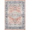 Zara Medallion Orange 5 ft. x 7 ft. Area Rug by Home Decorators Collection