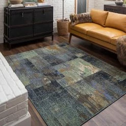 Empire Periwinkle 8 ft. x 10 ft. Geometric Area Rug by Home Decorators Collection -Home Decoration Sales 2024 periwinkle home decorators collection area rugs 681418 31 1000