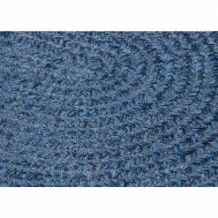 Dover Chenille Petal Blue 6 ft. x 9 ft. Oval Braided Area Rug by Home Decorators Collection -Home Decoration Sales 2024 petal blue home decorators collection area rugs 3354125310 c3 1000