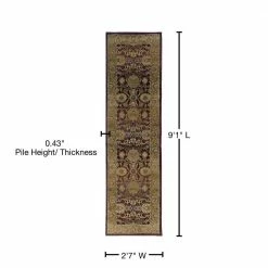 Poise Plum 3 ft. x 9 ft. Runner Rug by Home Decorators Collection -Home Decoration Sales 2024 plum home decorators collection area rugs 2538092910 76 1000