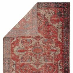 Polaris Red 7 ft. 6 in. x 9 ft. 6 in. Medallion Rectangle Area Rug by Home Decorators Collection -Home Decoration Sales 2024 red blue home decorators collection area rugs rug140460 4f 1000