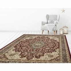 Silk Road Red 8 ft. x 10 ft. Medallion Area Rug by Home Decorators Collection -Home Decoration Sales 2024 red home decorators collection area rugs 30907 c3 1000