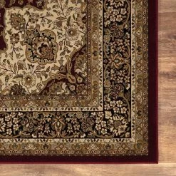 Silk Road Red 8 ft. x 10 ft. Medallion Area Rug by Home Decorators Collection -Home Decoration Sales 2024 red home decorators collection area rugs 30907 fa 1000
