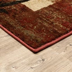 Linwood Red 8 ft. x 10 ft. Border Area Rug by Home Decorators Collection -Home Decoration Sales 2024 red home decorators collection area rugs 564224 1d 1000