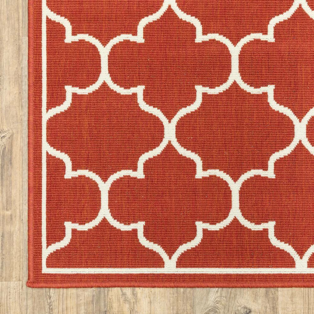 Valley Red 8 ft. x 11 ft. Indoor/Outdoor Area Rug by Home Decorators Collection 5 Valley Red 8 ft. x 11 ft. Indoor/Outdoor Area Rug by Home Decorators Collection - Image 5