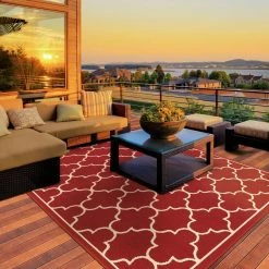 Valley Red 8 ft. x 11 ft. Indoor/Outdoor Area Rug by Home Decorators Collection 23 Valley Red 8 ft. x 11 ft. Indoor/Outdoor Area Rug by Home Decorators Collection -Home Decoration Sales 2024 red home decorators collection outdoor rugs 9525850110 31 1000