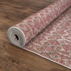 Ikat Rust 5 ft. x 7 ft. Indoor/Outdoor Area Rug by Home Decorators Collection -Home Decoration Sales 2024 rust home decorators collection outdoor rugs 87305 66 1000