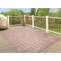 Ikat Rust 5 ft. x 7 ft. Indoor/Outdoor Area Rug by Home Decorators Collection -Home Decoration Sales 2024 rust home decorators collection outdoor rugs 87305 fa 1000