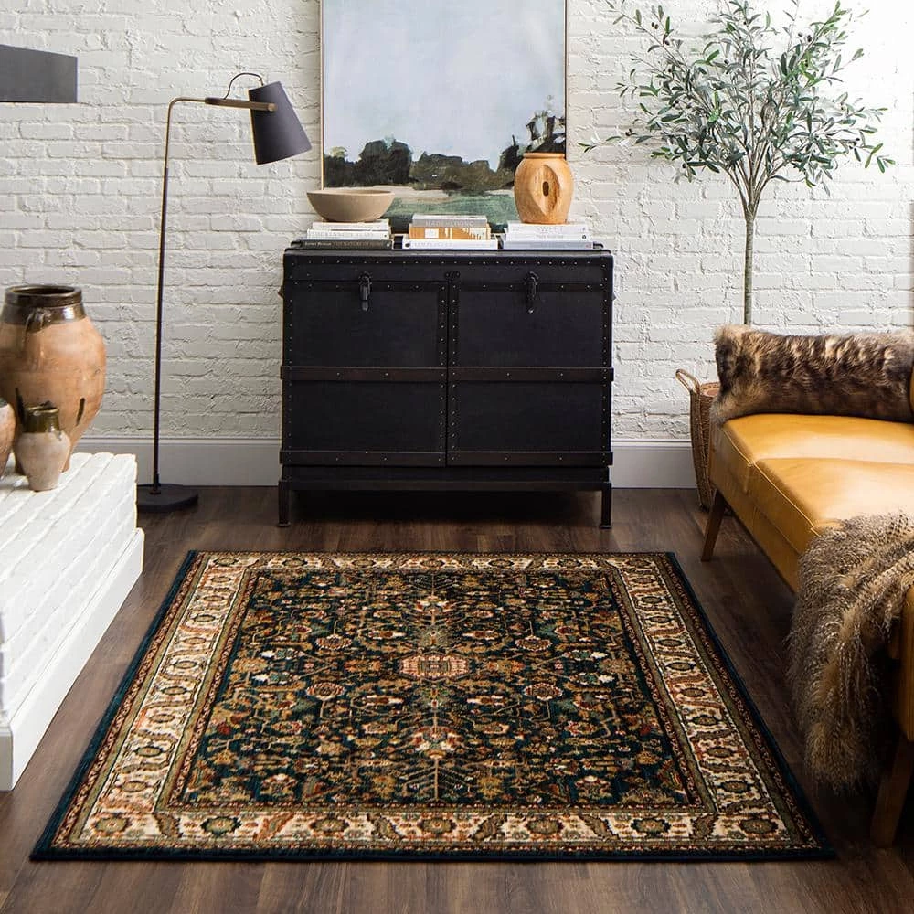 Mariah Sapphire 10 ft. x 13 ft. Area Rug by Home Decorators Collection 2 Mariah Sapphire 10 ft. x 13 ft. Area Rug by Home Decorators Collection - Image 2