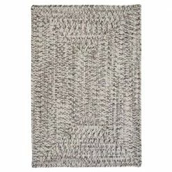 Wesley Silver Shimmer 8 ft. x 11 ft. Rectangle Braided Area Rug by Home Decorators Collection