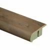 Stone Bay Oak 3/4 in. Thick x 2-1/8 in. Wide x 94 in. Length Laminate Stair Nose Molding by Zamma