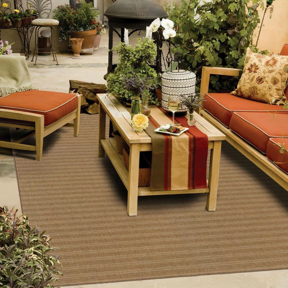 Caicos Tan 2 ft. x 8 ft. Indoor/Outdoor Runner Rug by Home Decorators Collection 6 Caicos Tan 2 ft. x 8 ft. Indoor/Outdoor Runner Rug by Home Decorators Collection - Image 6