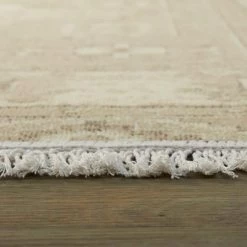 Decklyn Taupe 5 ft. x 7 ft. Oriental Fringe Area Rug by Home Decorators Collection -Home Decoration Sales 2024 taupe home decorators collection area rugs 3103439 1f 1000