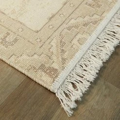 Decklyn Taupe 5 ft. x 7 ft. Oriental Fringe Area Rug by Home Decorators Collection -Home Decoration Sales 2024 taupe home decorators collection area rugs 3103439 4f 1000