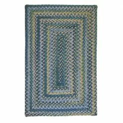Cabin Whipple Blue 3 ft. x 5 ft. Rectangle Braided Area Rug by Home Decorators Collection